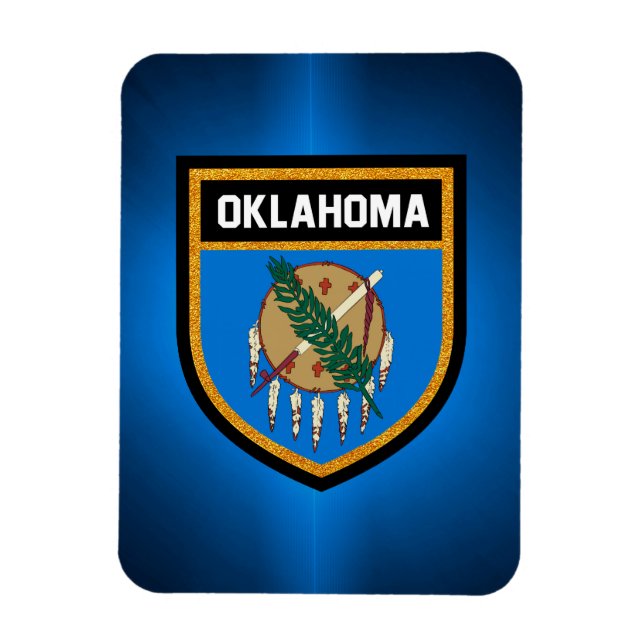 Íman Oklahoma Flag (Vertical)