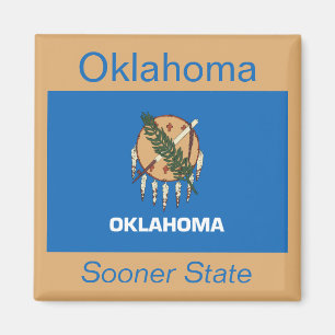Íman Oklahoma Flag Magnet