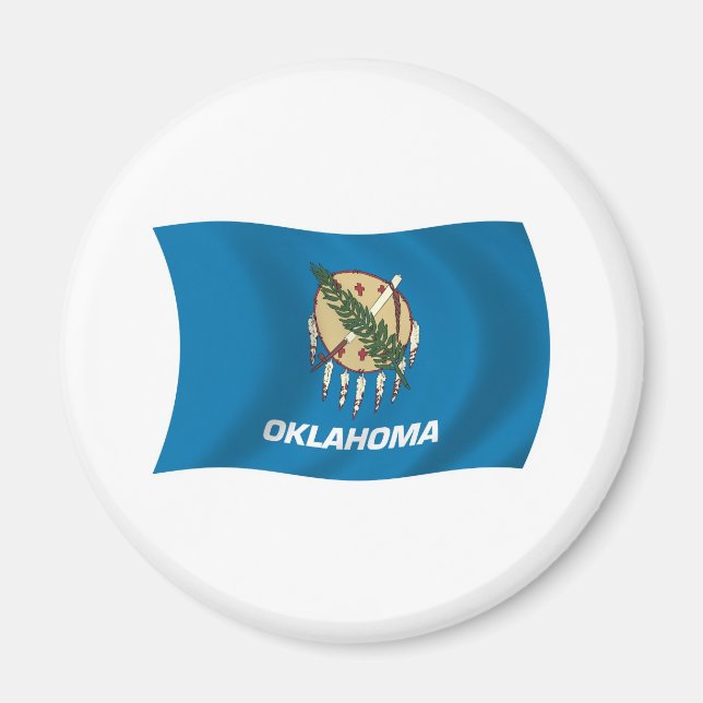 Íman Oklahoma Flag Magnet (Frente)