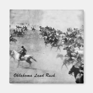 Íman Oklahoma Land Rush Magnet