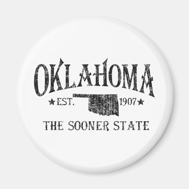 Íman Oklahoma - O Estado Mais Cedo (Frente)
