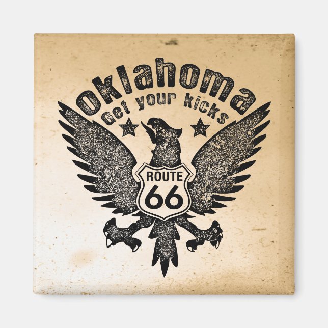 Íman Oklahoma Pegue Seus Chutes (Frente)