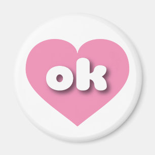 Íman Oklahoma Pink Heart - amor