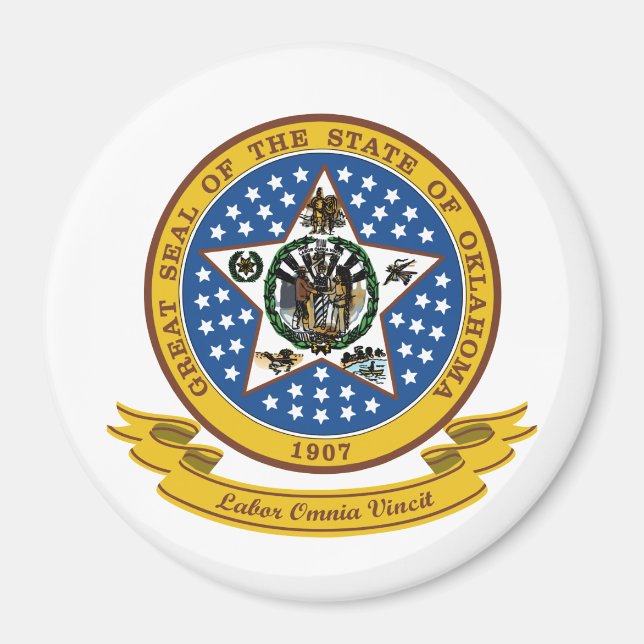 Íman Oklahoma Seal (Frente)