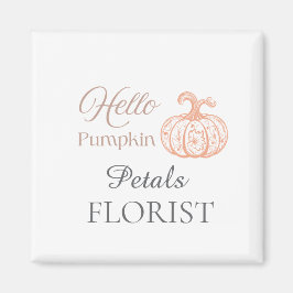 Íman Olá Abóbora Florista Empresarial Halloween Marcas