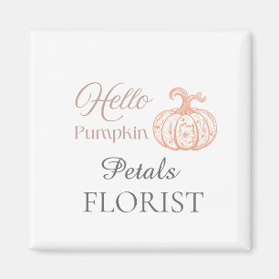 Íman Olá Abóbora Florista Empresarial Halloween Marcas
