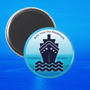 Íman Olá! amigável de Stateroom da cabine do navio de