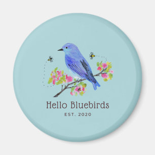 Íman Olá, Bluebird Magnet - Azul