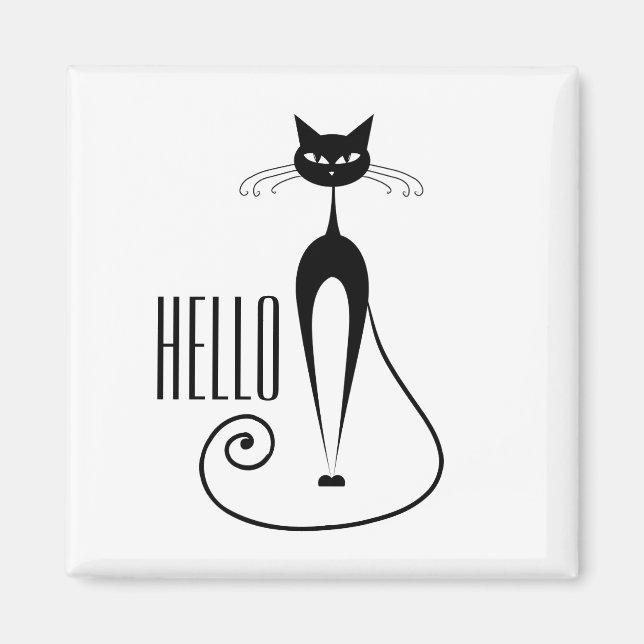 Íman Olá Cat (Frente)