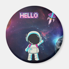 Íman Olá do espaço.