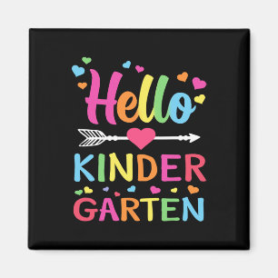Íman Olá Equipe de Jardim de Infância Kinder Byck Para