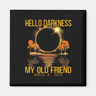 Íman Olá Escuridão Meu Velho Amigo Eclipse Solar Abril