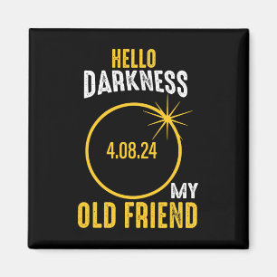 Íman Olá Escuridão Meu Velho Amigo Eclipse Solar Abril