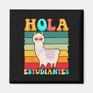 Íman Olá Estudantes Professor de Espanhol de Volta à Es