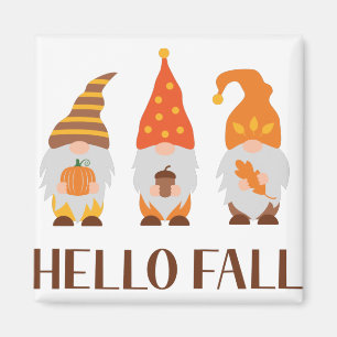 Íman Olá, Fall. Gnomos de outono lindos.