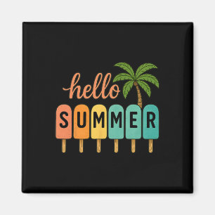 Íman Olá Gif de Picolé de Sorvete de Férias de Verão na