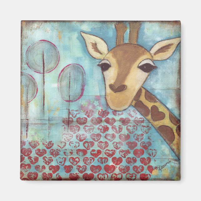 Íman Olá ~ Giraffe Magnet (Frente)