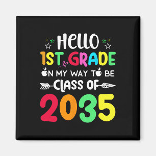 Íman Olá, Grau 1rua, a caminho da Classe 2035.