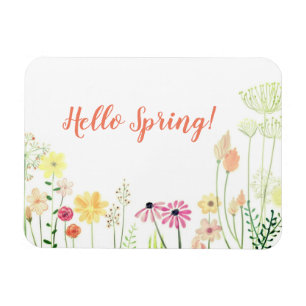 Íman Olá! ímã do primavera