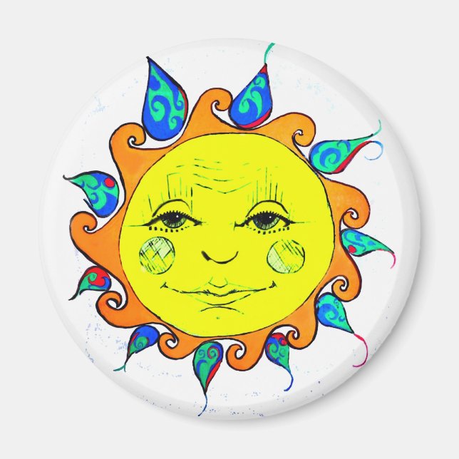 Íman Olá! luz do sol (Frente)