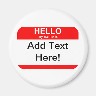 Íman Olá Meu Nome é Flexível