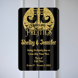 Íman Olá, Minhas Bonitas Portas Do Halloween Cruise