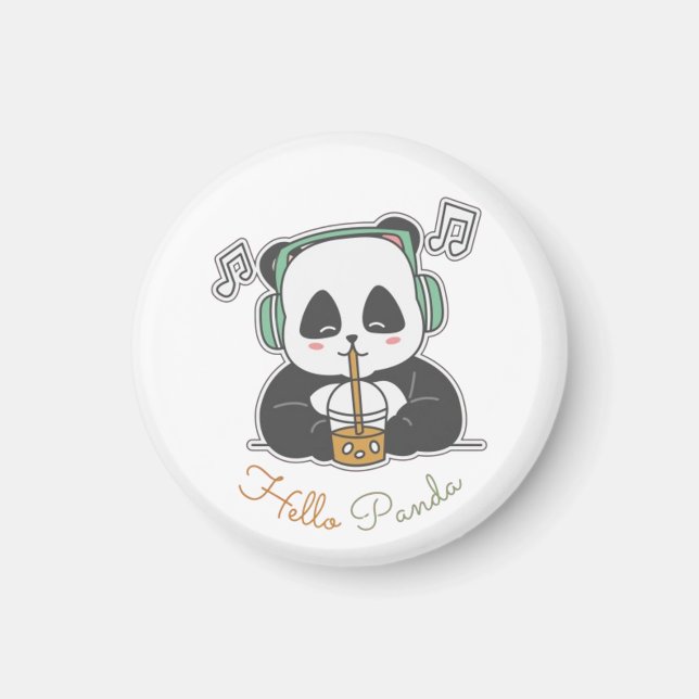 Íman Olá Panda (Frente)