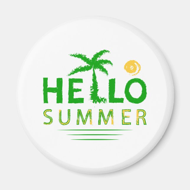 Íman Olá Summer (Frente)