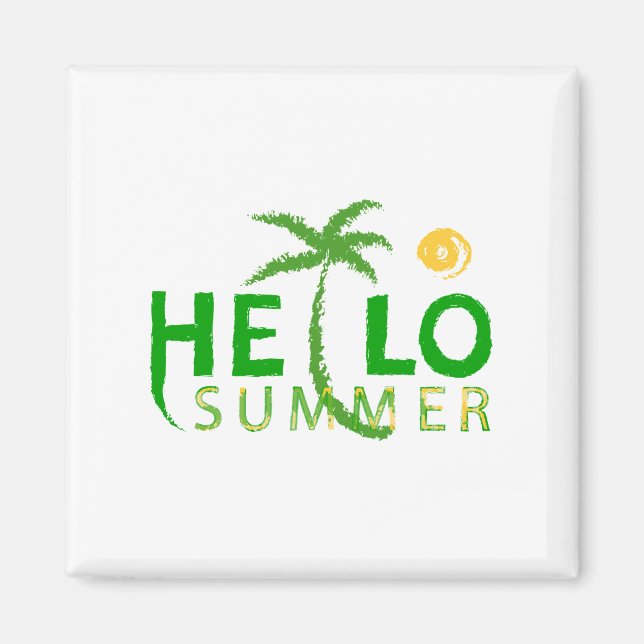 Íman Olá Summer (Frente)