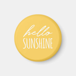 Íman Olá Sunshine Magneto Amarelo Ensolarado