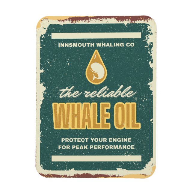 Íman Óleo de baleia em nsmouth (Vertical)