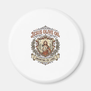 Íman Óleo de Oliveira Jesus Óleo de Unção Rótulo Jesus 