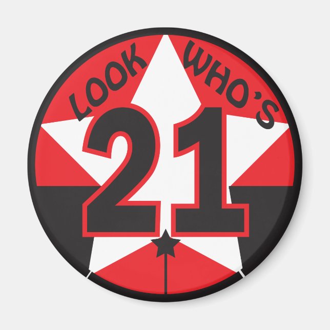 Íman Olha quem tem 21 anos (Frente)