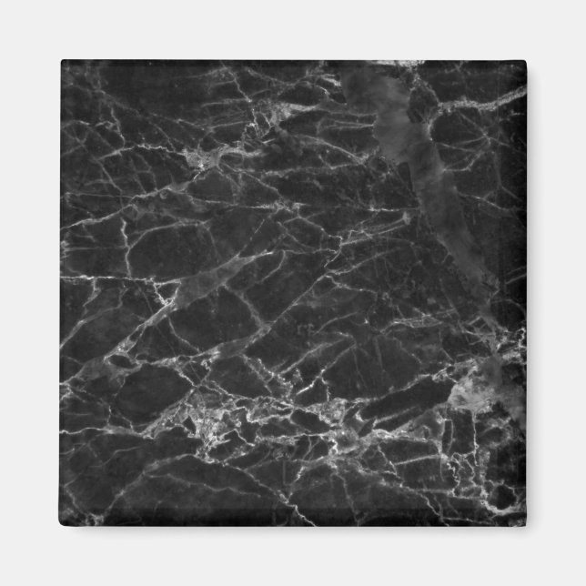 Íman Olhar de Pedra Marble Preta (Frente)