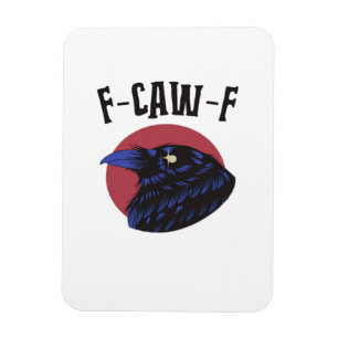 Íman Olhar Gráfico Vintage Essencial F Caw F
