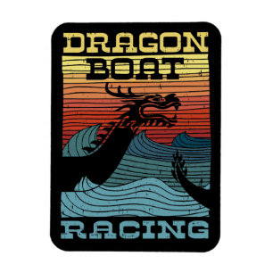 Íman Olhar Retroativo da Corrida de Barcos Dragões
