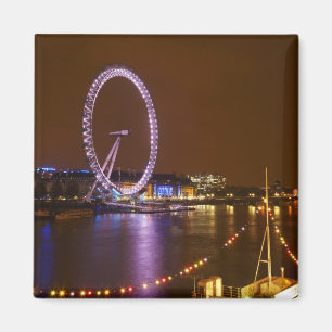Íman Olho de Londres, Rio Tâmisa e luzes de