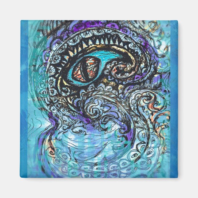 Íman Olho de um Monstro do Mar (Frente)