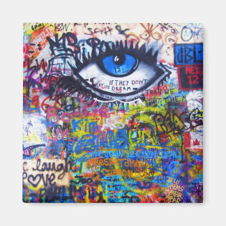 Íman Olho mau de grafite azul