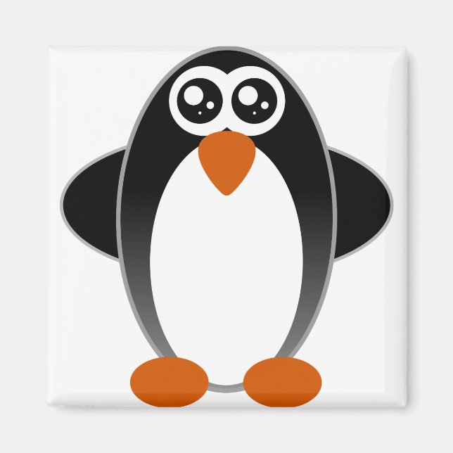 Íman Olhos aquosos pinguins (Frente)