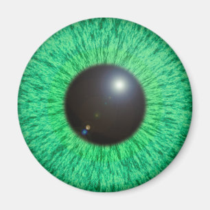 Íman Olhos azuis verdes com ímã do alargamento