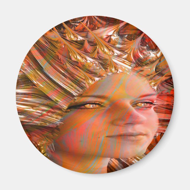 Íman Olhos Cristais (Frente)