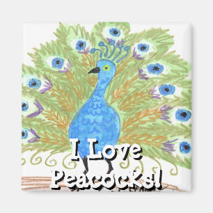 Íman Olhos da Índia Peacock por Wendy C. Allen