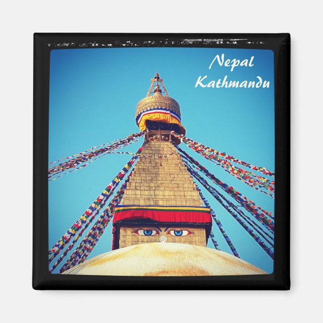 Íman Olhos de Buda, Stupa, Katmandu - Nepal (Frente)