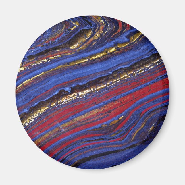 Íman Olhos de Tigre, Hematite e Jasper (Frente)