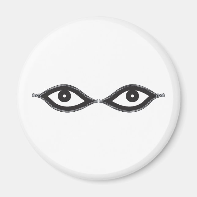 Íman Olhos de Zipper (Frente)