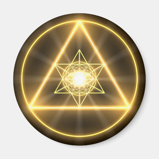 Íman Olhos do Magneta Redonda Divina (Frente)