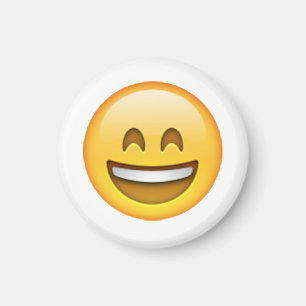 Íman Olhos fechados do sorriso - Emoji