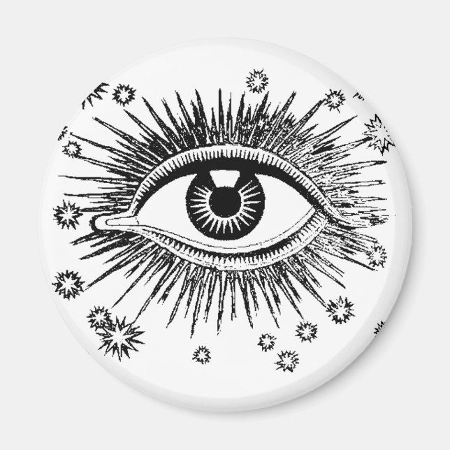 Íman Olhos Místicos Veem Tudo (Frente)