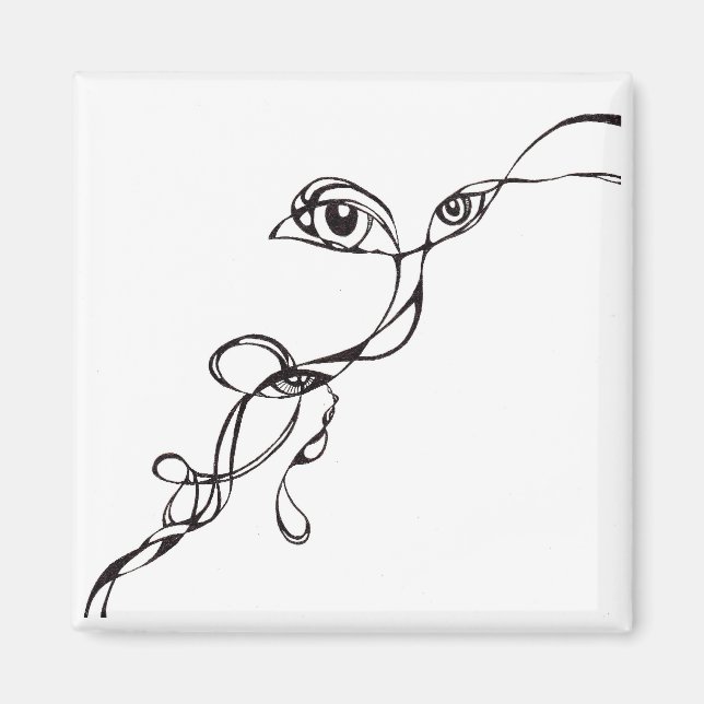 Íman Olhos na Escuridão (Frente)